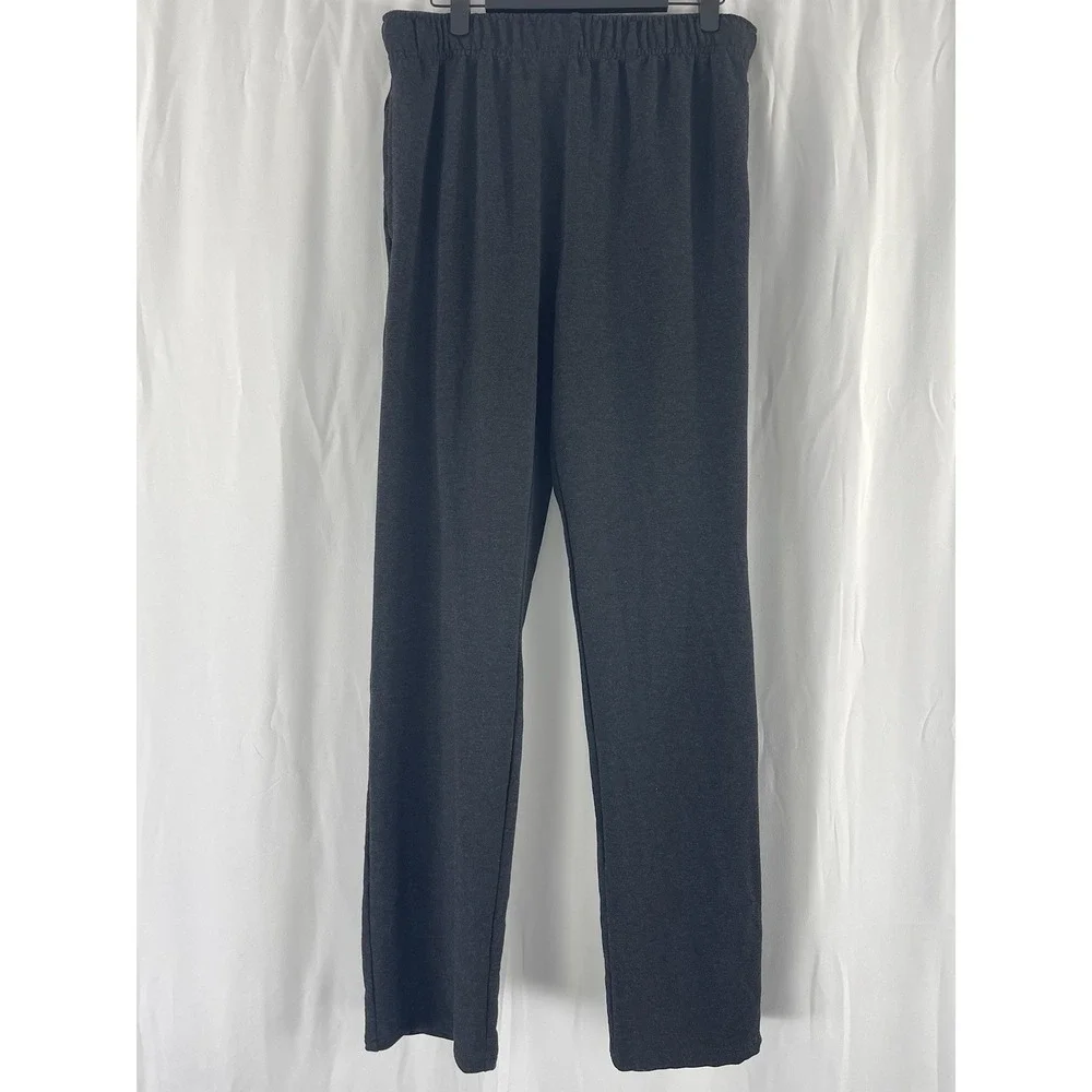 Orvis Pants Mens Medium Gray Straight Leg Pull On Sweatpants Lounge Casual